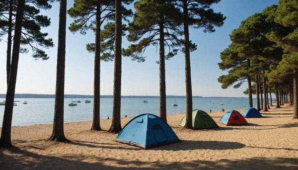 Meilleurs campings au bord de l'eau autour du bassin d'arcachon